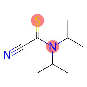 Carbonocyanidothioic  amide,  bis(1-methylethyl)-  (9CI)