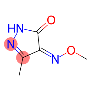 1H-Pyrazole-4,5-dione, 3-methyl-, 4-(O-methyloxime), (4Z)- (9CI)