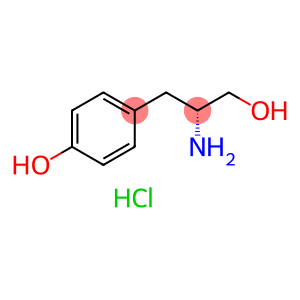 D-Tyrosinol  hydrochloride4-(HO)C6H4CH2CH(NH2)CH2OHHCl