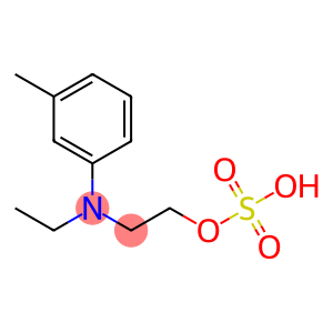 Sulfuric acid hydrogen 2-[ethyl(3-methylphenyl)amino]ethyl ester