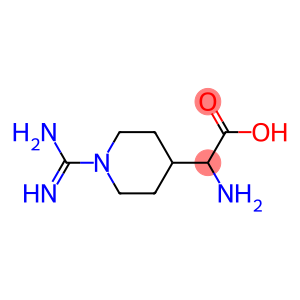 α-Amino-1-(aminoiminomethyl)-4-piperidineacetic acid