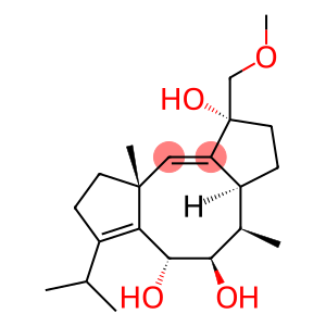 (1R)-1,2,3,3aα,4,5,6,8,9,9a-Decahydro-7-isopropyl-1-methoxymethyl-4β,9aβ-dimethyldicyclopenta[a,d]cyclooctene-1α,5β,6α-triol