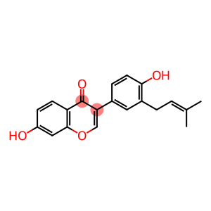 7-Hydroxy-3-(4-hydroxy-3-(3-methylbut-2-enyl)phenyl)-4H-chromen-4-one