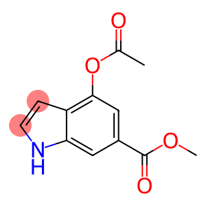 1H-Indole-6-carboxylic acid, 4-(acetyloxy)-, Methyl ester