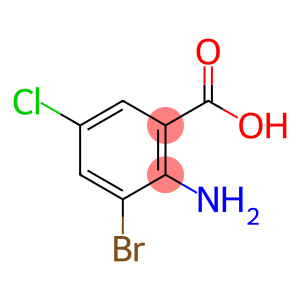 2-Bromo-6-carboxy-4-chloroaniline, 3-Bromo-5-chloroanthranilic acid