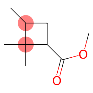 Cyclobutanecarboxylic acid, 2,2,3-trimethyl-, methyl ester (9CI)