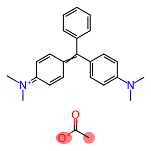 Methanaminium, N-4-4-(dimethylamino)phenylphenylmethylene-2,5-cyclohexadien-1-ylidene-N-methyl-, acetate