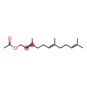 (2E,6E)-3,7,11-Trimethyl-2,6,10-dodecatrienyl acetate