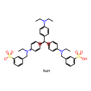 sodium 3-({[(1E,4E)-4-([4-(diethylamino)phenyl]{4-[ethyl(3-sulfonatobenzyl)amino]phenyl}methylidene)cyclohexa-2,5-dien-1-ylidene](ethyl)ammonio}methyl)benzenesulfonate