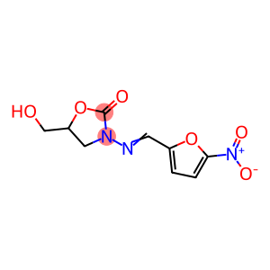 5-(hydroxymethyl)-3-[(5-nitro-2-furyl)methylideneamino]oxazolidin-2-one