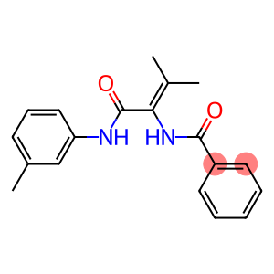 Benzamide, N-[2-methyl-1-[[(3-methylphenyl)amino]carbonyl]-1-propenyl]- (9CI)