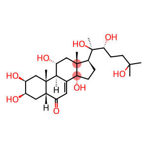 Cholest-7-en-6-one,2,3,11,14,20,22,25- heptahydroxy-,(2a,3a,5a,11R,22R)-