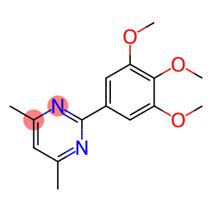 4,6-DIMETHYL-2-(3,4,5-TRIMETHOXYPHENYL)PYRIMIDINE