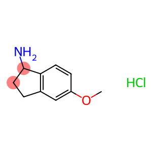 1H-Inden-1-amine, 2,3-dihydro-5-methoxy-, hydrochloride (1:1)