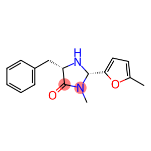 4-Imidazolidinone, 3-methyl-2-(5-methyl-2-furanyl)-5-(phenylmethyl)-, (2S,5S)-
