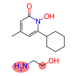 6-cyclohexyl-1-hydroxy-4-methyl-2(1h)-pyridinoncompd.with2-aminoethanol