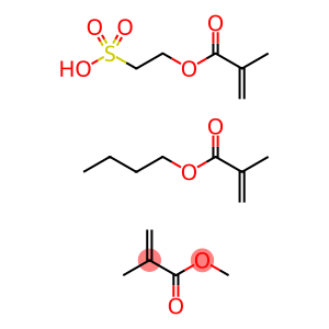 2-Propenoic acid, 2-methyl-, butyl ester, polymer with methyl 2-methylpropenoate and 2-sulfoethyl 2-methyl-2-propenoate
