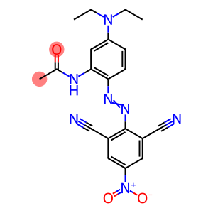 N-(2-((2,6-二氰基-4-硝基苯基)偶氮)-5-(二乙基氨基)苯基)乙酰胺