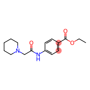 Benzoic acid, p-(2-piperidinoacetamido)-, ethyl ester