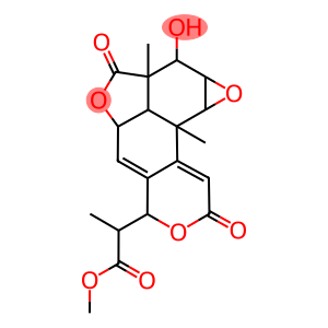 (1aS)-1aα,2a,4aβ,4bβ,6,8,9b,9cα-Octahydro-2β-hydroxy-2aβ,9bα-dimethyl-6β-[1-(methoxycarbonyl)ethyl]-2H,3H-furo[2',3',4':4,5]oxireno[7,8]naphtho[2,1-c]pyran-3,8-dione