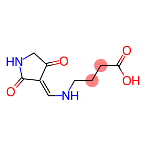 Butanoic acid, 4-[[(2,4-dioxo-3-pyrrolidinylidene)methyl]amino]- (9CI)