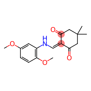 2-{[(2,5-dimethoxyphenyl)amino]methylidene}-5,5-dimethylcyclohexane-1,3-dione
