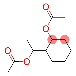 Cyclohexanemethanol, 2-(acetyloxy)-α-methyl-, acetate (9CI)