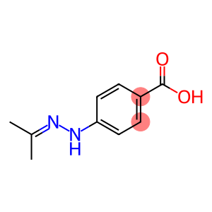 Benzoic acid, 4-[(1-methylethylidene)hydrazino]- (9CI)