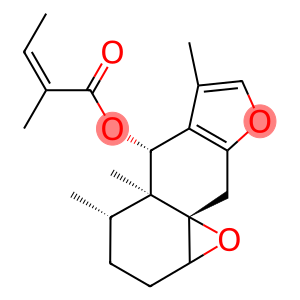(4S)-8β,8aβ-Epoxy-4,4a,5,6,7,8,8a,9-octahydro-3,4aβ,5β-trimethylnaphtho[2,3-b]furan-4β-ol (Z)-2-methyl-2-butenoate