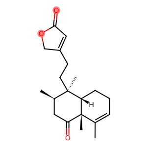 4-[2-[(1R)-1,2,3,4,4a,7,8,8aα-Octahydro-1,2α,4aα,5-tetramethyl-4-oxonaphthalen-1α-yl]ethyl]-2(5H)-furanone