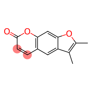 7H-Furo[3,2-g][1]benzopyran-7-one, 2,3-dimethyl-
