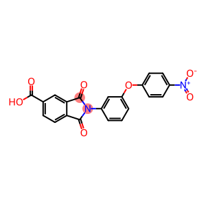 1H-Isoindole-5-carboxylic acid, 2,3-dihydro-2-[3-(4-nitrophenoxy)phenyl]-1,3-dioxo-