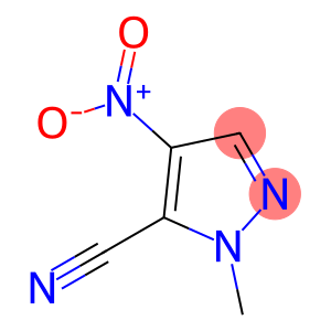 1H-Pyrazole-5-carbonitrile, 1-methyl-4-nitro-