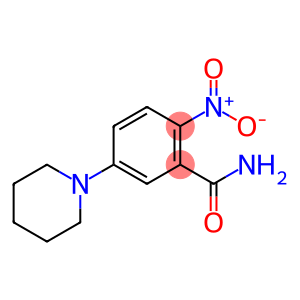 2-Nitro-5-piperidinobenzenecarboxamide
