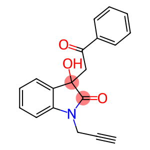 3-hydroxy-3-(2-oxo-2-phenylethyl)-1-(2-propynyl)-1,3-dihydro-2H-indol-2-one