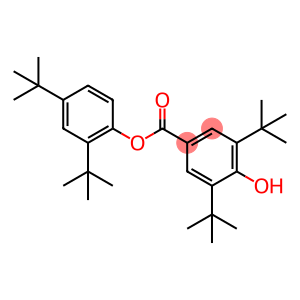 Benzoic acid, 3,5-bis(1,1-dimethylethyl)-4-hydroxy-, 2,4-bis(1,1-dimethylethyl)phenyl ester