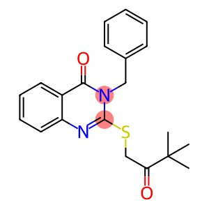 3-benzyl-2-[(3,3-dimethyl-2-oxobutyl)sulfanyl]-4(3H)-quinazolinone