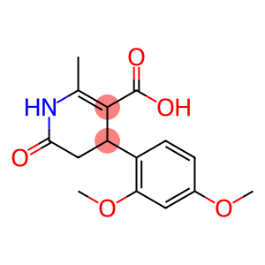 4-(2,4-Dimethoxyphenyl)-1,4,5,6-tetrahydro-2-methyl-6-oxo-3-pyridinecarboxylic acid