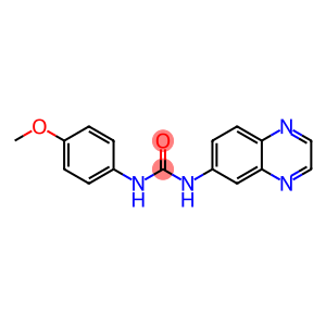 1-(4-methoxyphenyl)-3-(quinoxalin-6-yl)urea