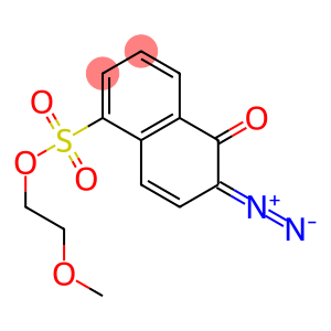 2-methoxyethyl 6-diazo-5,6-dihydro-5-oxonaphthalene-1-sulphonate