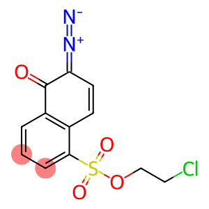 6-Diazo-5,6-dihydro-5-oxo-1-naphthalenesulfonic acid 2-chloroethyl ester