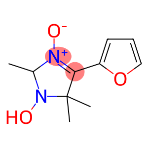 1H-Imidazole, 4-(2-furanyl)-2,5-dihydro-1-hydroxy-2,5,5-trimethyl-, 3-oxide (9CI)
