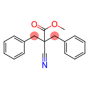METHYL 2-BENZYL-2-CYANO-3-PHENYLPROPANOATE