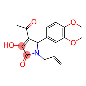 4-acetyl-1-allyl-5-(3,4-dimethoxyphenyl)-3-hydroxy-1,5-dihydro-2H-pyrrol-2-one