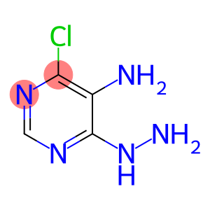 4-chloro-6-hydrazinylpyrimidin-5-amine
