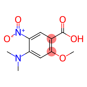 5-Nitro-4-dimethylamino-2-methoxybenzonium acid