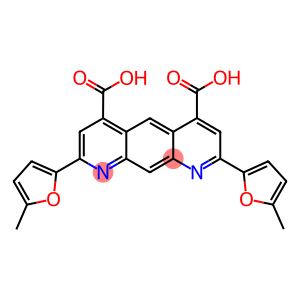 2,8-bis(5-methyl-2-furyl)pyrido[3,2-g]quinoline-4,6-dicarboxylic acid