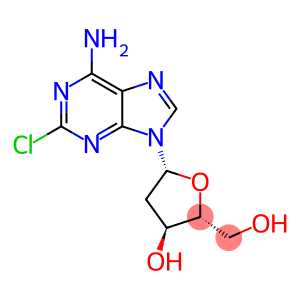 2-Chloro-6-amino-9-(2-deoxy-b-D-erythro-pentofuranosyl)purine