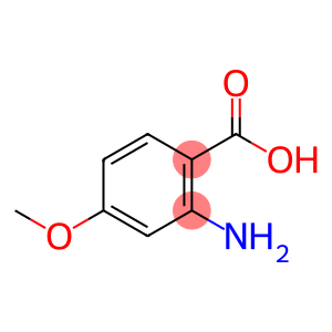 4-Methoxyanthranilic acid, 2-Carboxy-5-methoxyaniline, 3-Amino-4-carboxyanisole