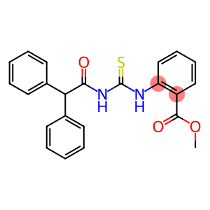 methyl 2-({[(diphenylacetyl)amino]carbothioyl}amino)benzoate